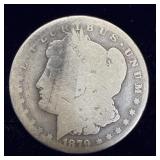 1879-CC Silver Morgan dollar