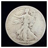 1945 Silver Walking Liberty Half Dollar