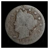 1888 key date liberty nickel