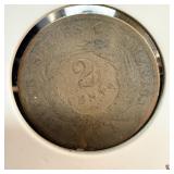 1863 US two cent piece