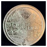 Vintage Swiss of America .999 One ounce silver