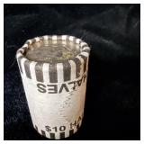 $10 role of Kennedy half dollars search for