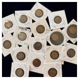 Miscellaneous US coins wheat pennies Buffalo