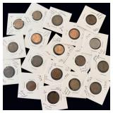 Miscellaneous US coins wheat pennies Buffalo