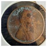 1910-S wheat penny