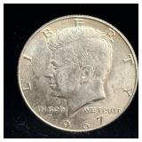 1967 Silver Kennedy Half Dollar