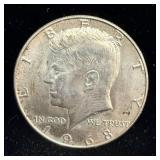 1968-D Silver Kennedy Half Dollar