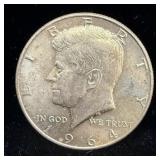 1964 Silver Kennedy Half Dollar