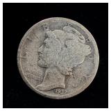 1937-S Silver Mercury Dime