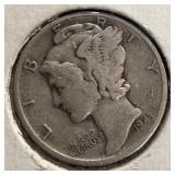 1943-S Silver Mercury Dime