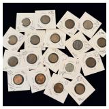 Miscellaneous US coins wheat pennies buffalo