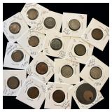 Miscellaneous US coins wheat pennies Buffalo