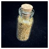 Small vile of gold foil