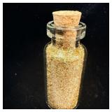 Small vile of gold foil