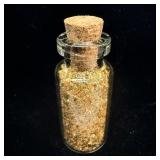 Small vile of gold foil