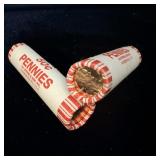 2 rolls of uncirculated 2004 Lincoln Pennieï¿½s