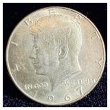 1967 Silver Kennedy half dollar