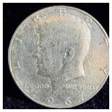 1967 Silver Kennedy half dollar