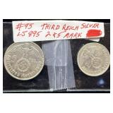 Third reich silver two and five MARK