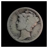 1919 Silver Mercury Dime