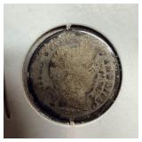 1914-S Silver Barber Dime