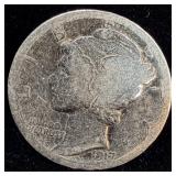 1917-D Silver Mercury Dime
