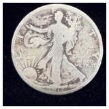 1917 Silver Walking Liberty Half Dollar