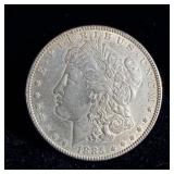 1985 silver Morgan dollar XF