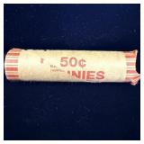 Roll of wheat pennies
