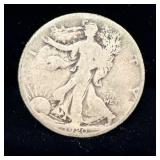 1920-S Silver walking liberty half dollar