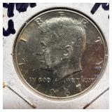 1967 silver Kennedy half dollar