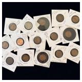 Miscellaneous US coins wheat pennies Buffalo