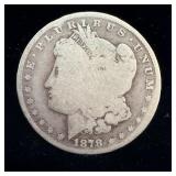 1878-CC Silver Morgan dollar