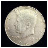 1967 Silver Kennedy Half Dollar