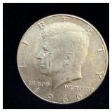 1966 Silver Kennedy Half Dollar