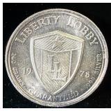 1/2oz Silver 1978 Liberty Lobby Andrew Jackson