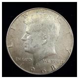 1968-D Silver Kennedy Half Dollar