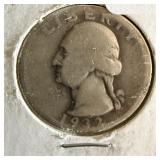 1932-D silver Washington Quarter