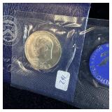 Uncirculated 1973-S silver Eisenhower dollar