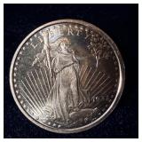 Golden State mint 1 ounce .999 copper round