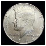 1966 Silver Kennedy Half Dollar