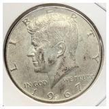 1967 Silver Kennedy Half Dollar