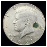 1967 Silver Kennedy Half Dollar