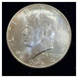 bright uncirculated 1964 Silver Kennedy Half