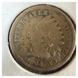 1864 Civil War Indian head penny