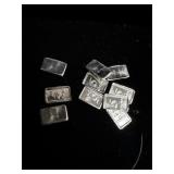 (10) 5 grain silver bars