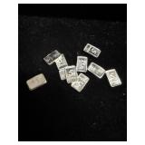 (10) 5 grain silver bars