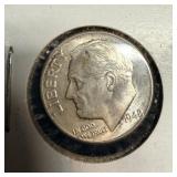 1948 silver Roosevelt dime