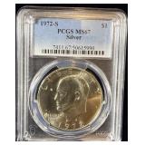 1972-S Silver Eisenhower dollar MS 67 PCGS