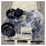 Califone 1210AV-PS 10-Position Stereo Jackbox w/